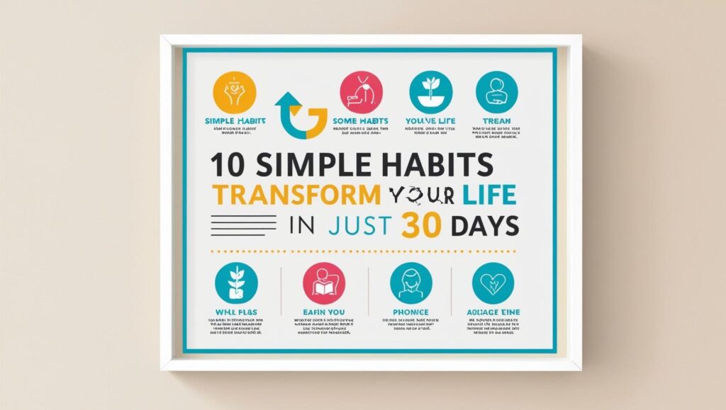 10 Simple Habits That Will Transform Your Life in Just 30 Days
